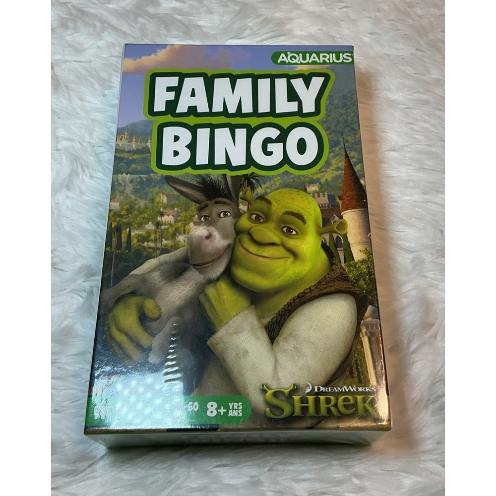 Aquarius Dream works Shrek‎ Family Bingo New Sealed
